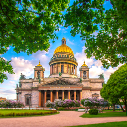 St Isaac Cathedral Garden Greens